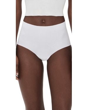 Commando Cotton High Rise Bikini Panties - White