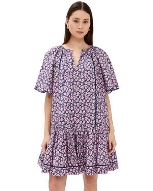 Merlette Palermo Print Dress - Purple