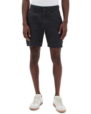 Rag & Bone Haydon Linen Shorts 7.75 - Blue