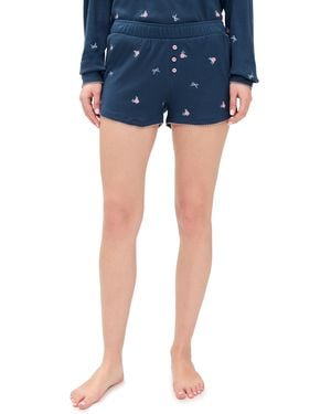 Pj Salvage Rose Shorts - Blue