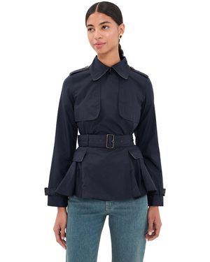 Burberry Nylon Pembury Trench Jacket - Blue