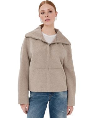 Acne Studios Wool Cashmere Double Jacket - Natural