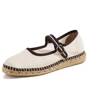 Naguisa Peonia Mary Jane Espadrilles - Black