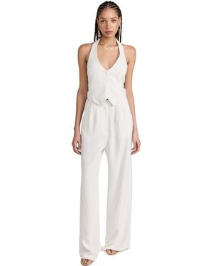 Amanda Uprichard Isadore Jumpsuit - White
