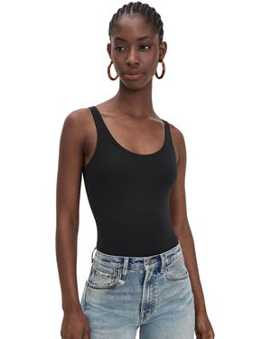 Skarlett Blue Insider Thong Bodysuit - Black
