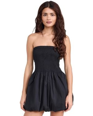 Simon Miller Belle Smocked Dress - Black