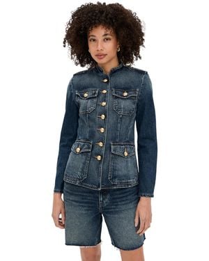 Nili Lotan Geraldine Denim Jacket - Blue