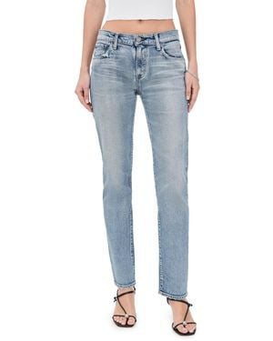 Moussy Selbyville Slim Straight Jeans - Blue