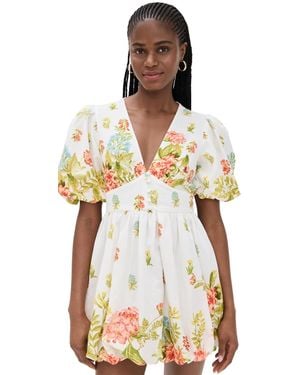 Hemant & Nandita Balloon Hem Mini Dress - Multicolor
