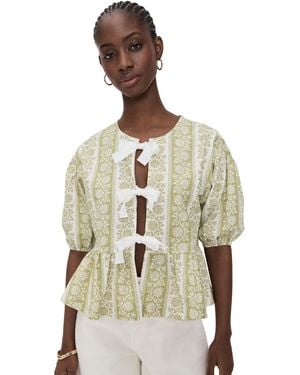 La Maregold Brigitte Blouse - Natural