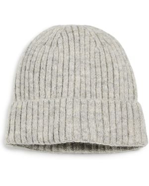 Hat Attack Key Beanie - White
