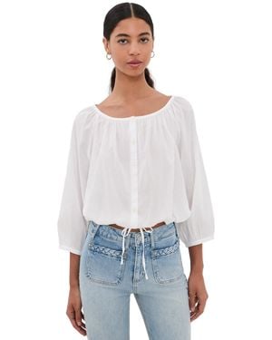 PAIGE Kinzie Top - White