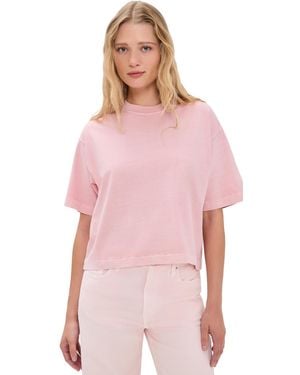 Madewell X Shopbop The Boxy Crop Tee - Pink