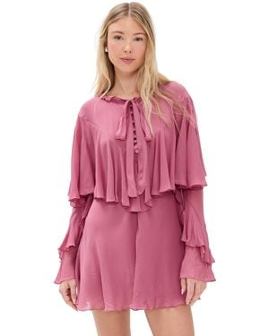 LoveShackFancy Liraine Dress - Pink