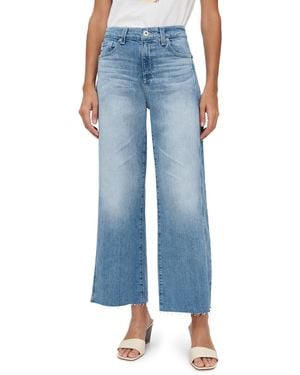 AG Jeans Saige Wide Leg Crop Jeans - Blue