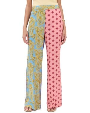 Donde Esteban Paisley Pants - Red