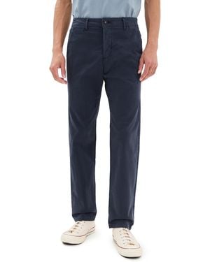 PAIGE Vincent Stretch Sateen Straight Chinos - Blue