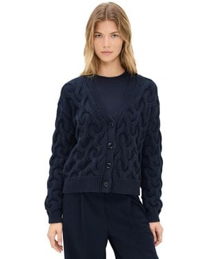 ATM Cotton Cashmere Air Cardigan - Blue