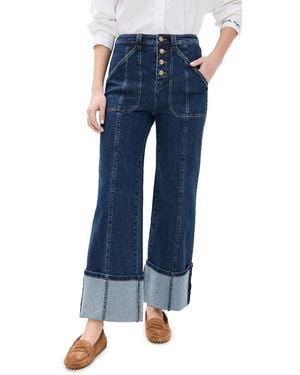 Cinq À Sept Cuffed Benji Pants - Blue