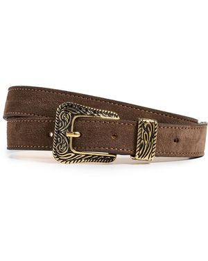 AUREUM No.15 Leather Belt - Brown