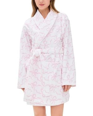 LoveShackFancy Indie Robe - White