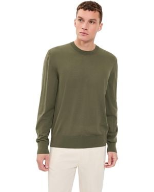 BOSS H-Leno Crew Neck Sweater - Green