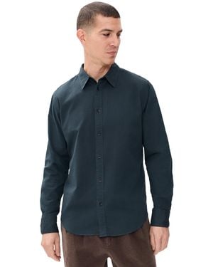 Rag & Bone Tomlin Dobby Shirt - Blue