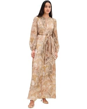 Zimmermann Rebellion Sheath Dress - Natural