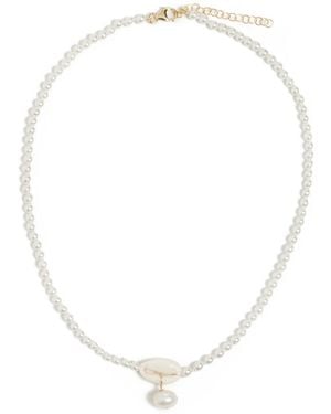 Galley Los Angeles Amanda Necklace - White