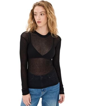 BITE STUDIOS Long Sleeve Jersey Tee - Black