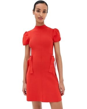 3.1 Phillip Lim Compact Rib Tulip Mini Dress - Red