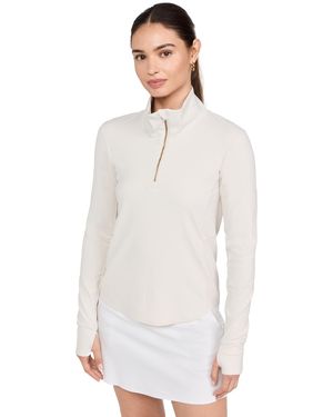 Rhone Course To Court 1/4 Zip - White