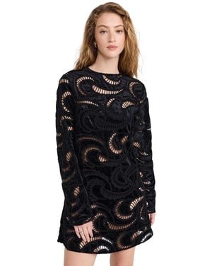 Atelier 1756 Luna Velvet Dress - Black