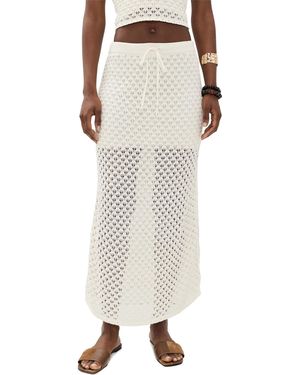 Z Supply Windswept Crochet Skirt - Natural