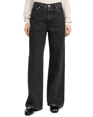 Alex Mill Alek Relaxed Wide Leg Pants - Black
