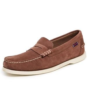 Sebago Dan Boat Roughout Boat Shoes - Brown