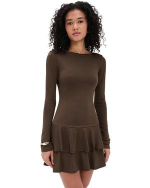 Nia Sienna Dress - Brown