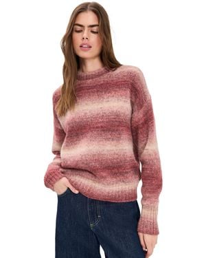 Madewell Space-Dyed Drop-Shoulder Sweater - Red