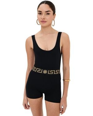 Versace Jersey Topeka Bi-Stretch Jumpsuit - Black