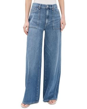 DL1961 Dl Aura Hepburn High Rise Wide Leg Jeans - Blue