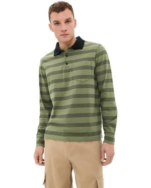 Far Afield Rugby Polo Shirt - Green