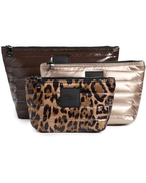 Think Royln Travel Trio Pouches - Black
