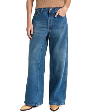 Sea Elena Denim Baggy Pants - Blue