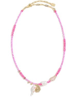 Elizabeth Cole Moana Necklace - Pink