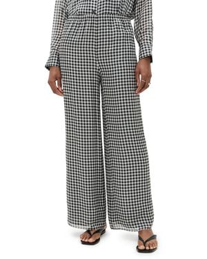 La Ligne Brigitte Silk Pants - Black