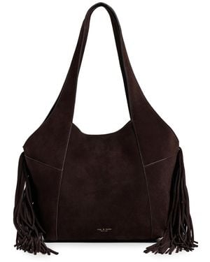 Rag & Bone Brayton Fringe Carryall Bag - Black