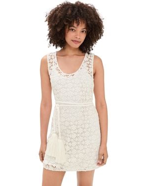 Apiece Apart Rahel Tassel Mini Dress - White