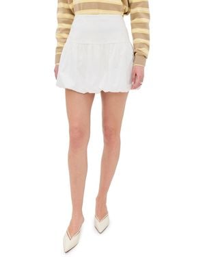 Wayf Bubble Skirt - White