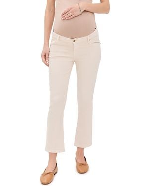 HATCH The Maternity Crop Jeans - Natural