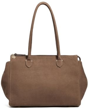 Clare V. Beatrice Tote - Brown